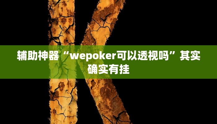 玩家辅助神器:“werplan辅助透视软件脚本”其实确实有挂 玩家辅助神器:“werplan辅助透视软件脚本”其实确实有挂