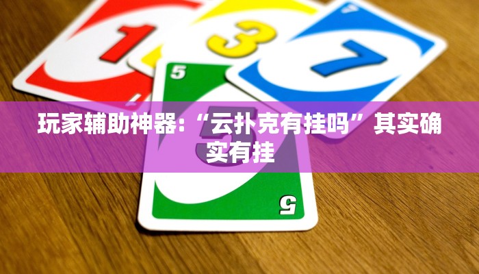 玩家辅助神器:“云扑克有挂吗”其实确实有挂 玩家辅助神器:“云扑克有挂吗”其实确实有挂