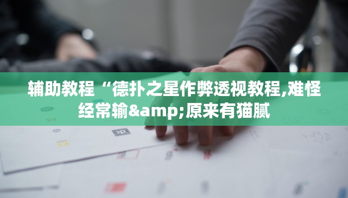 开挂辅助工具“wepoker作弊开挂方法(透视 ),难怪经常输有猫腻 (透视)