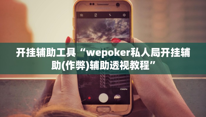开挂辅助工具“wepoker私人局开挂辅助(作弊)辅助透视教程”
