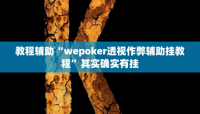 教程辅助“wepoker透视作弊辅助挂教程”其实确实有挂