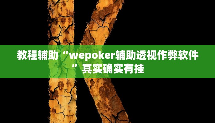 开挂辅助工具“wepoker俱乐部透视挂确实是真的(作弊)辅助透视教程”