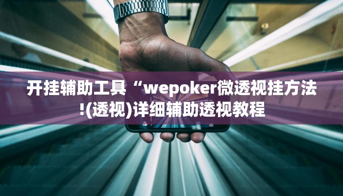 开挂辅助工具“wepoker微透视挂方法!(透视)详细辅助透视教程