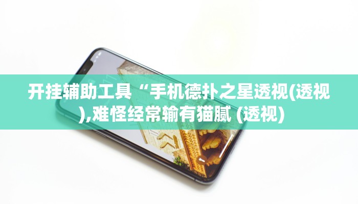 开挂辅助工具“手机德扑之星透视(透视 ),难怪经常输有猫腻 (透视)