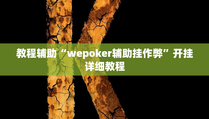 教程辅助“wepoker辅助挂作弊”开挂详细教程
