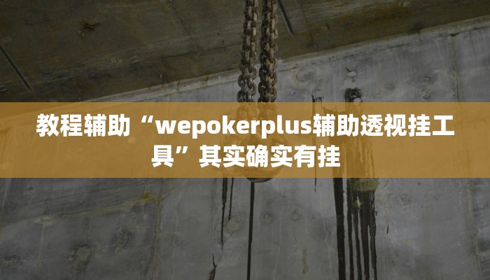 教程辅助“wepokerplus辅助透视挂工具”其实确实有挂 教程辅助“wepokerplus辅助透视挂工具”其实确实有挂