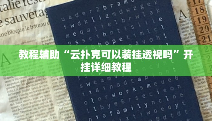 教程辅助“云扑克可以装挂透视吗”开挂详细教程