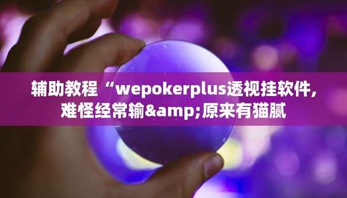 辅助教程“wepokerplus透视挂软件,难怪经常输&原来有猫腻 辅助教程“wepokerplus透视挂软件,难怪经常输&原来有猫腻