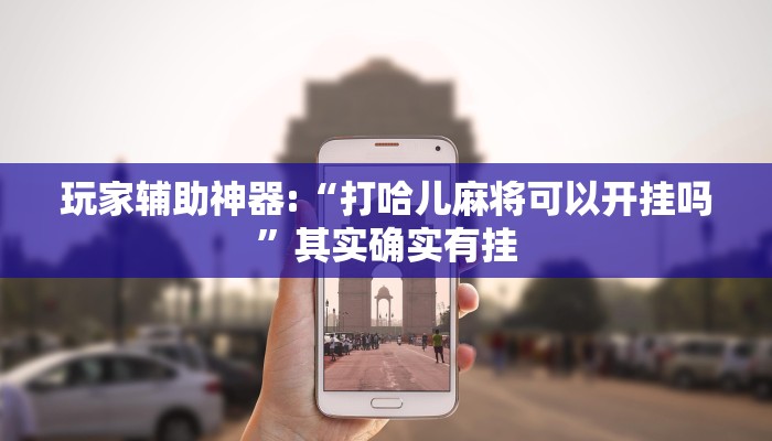 玩家辅助神器:“打哈儿麻将可以开挂吗”其实确实有挂