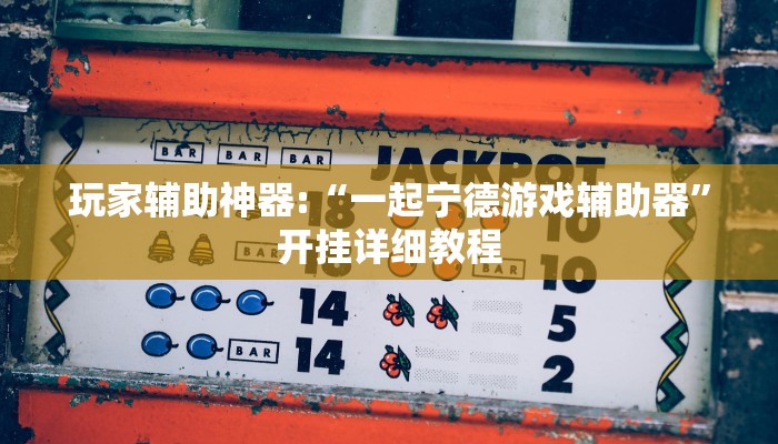 玩家辅助神器:“一起宁德游戏辅助器”开挂详细教程