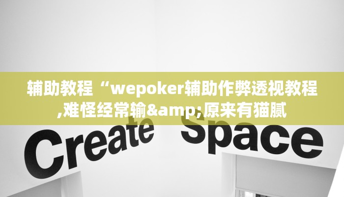 辅助教程“wepoker辅助作弊透视教程,难怪经常输&原来有猫腻