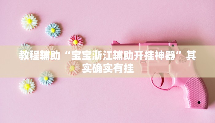 教程辅助“宝宝浙江辅助开挂神器”其实确实有挂