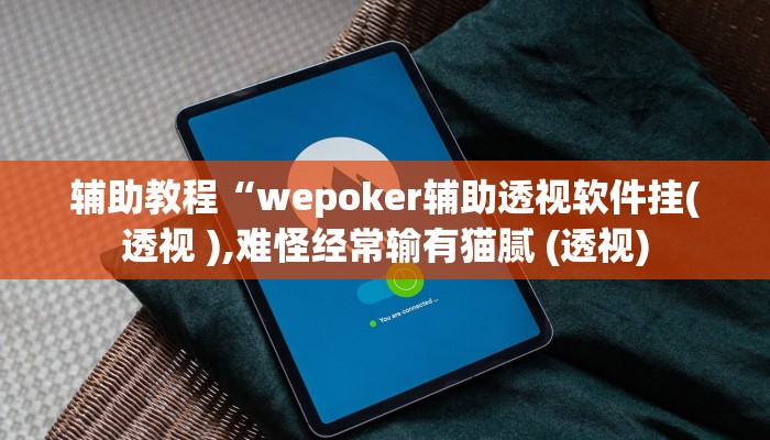 辅助教程“wepoker辅助透视软件挂(透视 ),难怪经常输有猫腻 (透视)