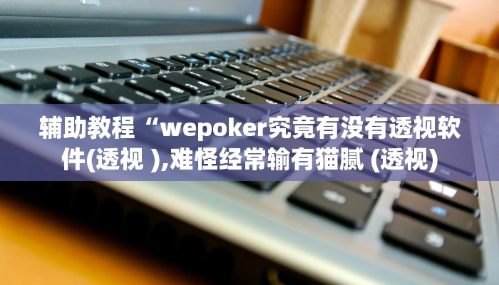 辅助教程“wepoker究竟有没有透视软件(透视 ),难怪经常输有猫腻 (透视)