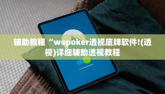 辅助教程“wepoker透视底牌软件!(透视)详细辅助透视教程