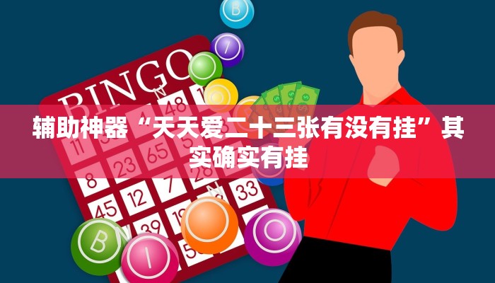 辅助神器“天天爱二十三张有没有挂”其实确实有挂