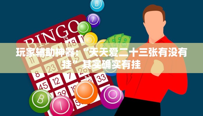 玩家辅助神器:“天天爱二十三张有没有挂”其实确实有挂