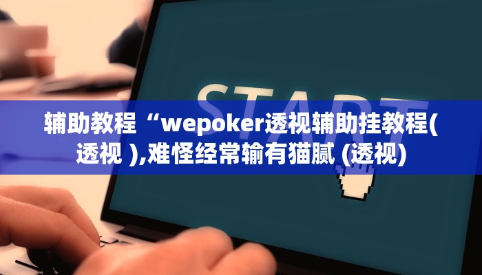 辅助教程“wepoker透视辅助挂教程(透视 ),难怪经常输有猫腻 (透视)