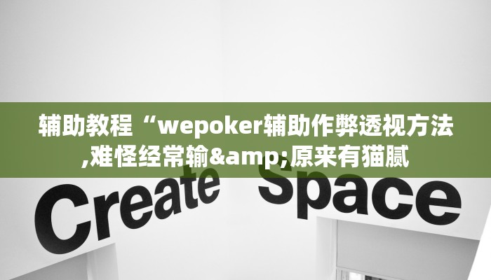 辅助教程“wepoker辅助作弊透视方法,难怪经常输&原来有猫腻