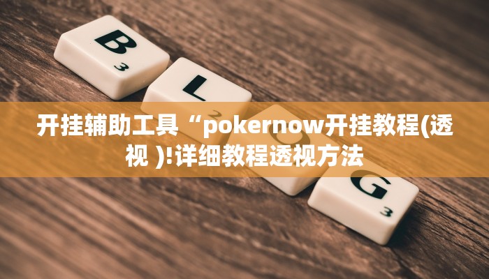 开挂辅助工具“pokernow开挂教程(透视 )!详细教程透视方法